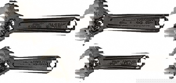 Adjustable Wrench Set: 2 Pc, Inch